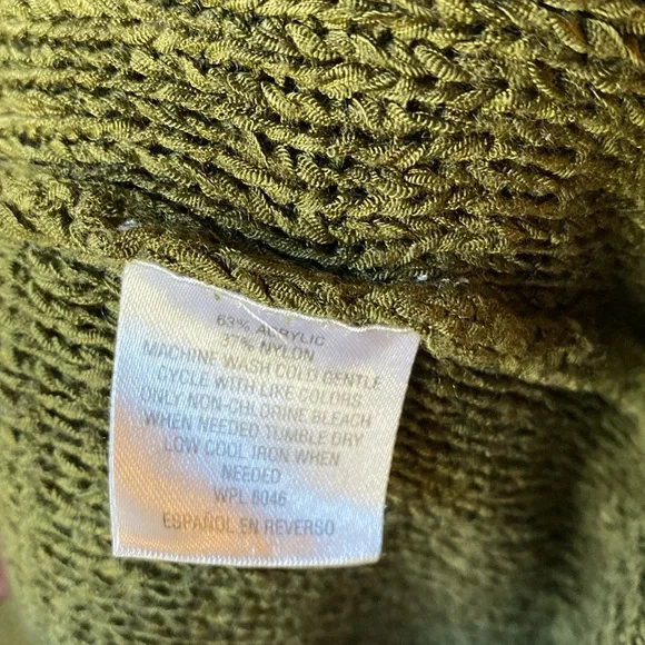 Style & co sweater, Women’s XXL, Olive green - Picture 7 of 8